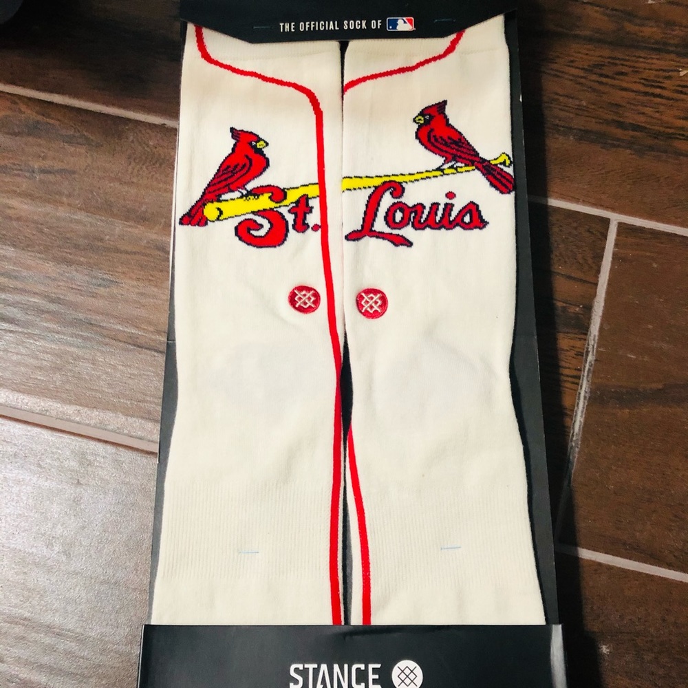 St. Louis Cardinals, STANCE socks, Large 9-12